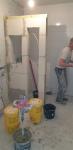 Sunshower montage tijden badkamer renovatie