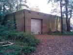 het pakhuis ca 120M2 met ca 130M2 eigen grond