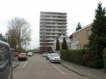 de flat vanuit de Jan Steenstraat gezien